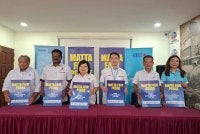 Wendy (tiga dari kiri) bersama barisan rakan strategik penganjuran MATTA Fair Perak edisi ke-37 yang dijadualkan berlangsung pada 1 dan 2 Ogos depan.