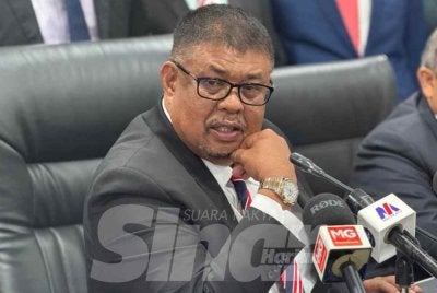 Ab Rauf selepas selesai Sidang DUN Melaka pada Selasa. 
