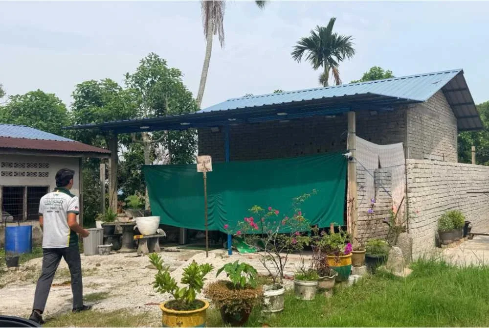 Rumah mereka yang dilawati Pejabat Zakat Kuala Muda.