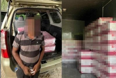Dua lelaki mencurigakan yang sedang memindahkan sejumlah kotak dari lori ke dalam MPV di Jalan Berai di sini membongkar kegiatan penyeludupan minuman keras pada Selasa.