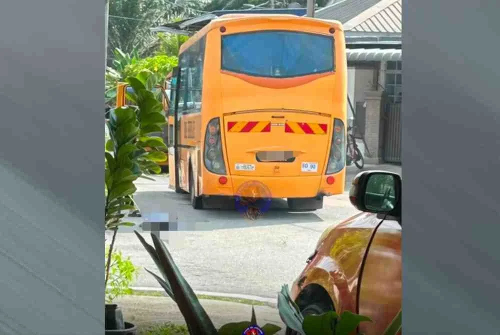 Selepas menurunkan pelajar terbabit, bas sekolah itu membelok ke Jalan Bunga Raya 3 sebelum dipercayai melanggar mangsa yang berada di sebelah kiri jalan.