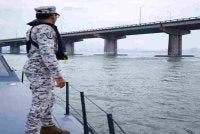 Operasi SAR diteruskan pada hari kedua bagi mencari mangsa yang hilang. Maritim Malaysia Pulau Pinang