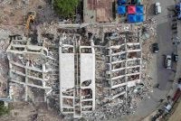 Kerosakan berskala besar akibat gempa bumi di negara itu, baru-baru ini. 