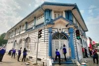 Kerja-kerja pemuliharaan Balai Polis Lama Sungai Petani Kedah dilakukan pada Khamis.