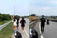 Ahli Parlimen Muar, Syed Saddiq Syed Abdul Rahman memulakan Larian Kesyukuran dari Istana Kehakiman, Putrajaya ke Laman Maharani, Muar selama empat hari