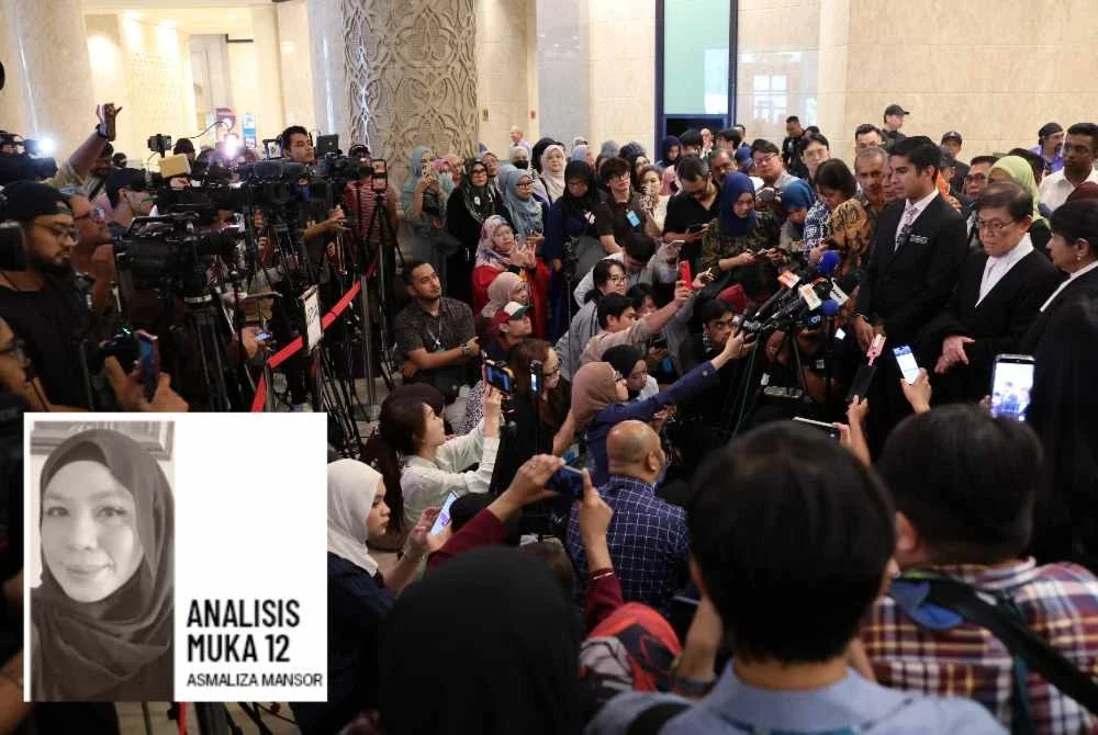 Pengamal media bukan sekadar melaporkan berita tetapi mereka membentuk naratif, mendidik masyarakat, menyemak fakta dan menjadi jambatan antara rakyat dengan kerajaan. Foto Bernama
