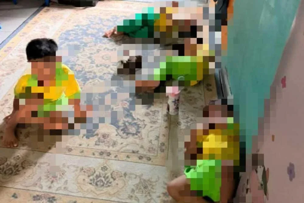 Gambar kanak-kanak yang tular di media sosial didakwa berlaku pengabaian.