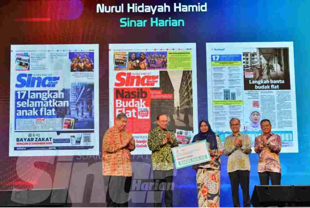 Wartawan Sinar Harian menang Hadiah Kajai Wartawan Sinar Harian menang Hadiah Kajai