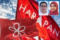 Penganalisis politik tidak menolak kemungkinan Bersatu menjadi 'talian hayat' kepada PH, namun ia bergantung kepada kemampuan parti itu menarik undi Melayu. Gambar kecil: Awang Azman dan Syaza Farhana