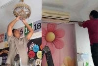 Meskipun Mohamad Nur Afiq kehilangan penglihatan, dia tetap mahir melakukan kerja-kerja pendawaian elektrik.