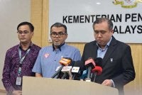Anthony pada sidang akhbar di kementeriannya di sini pada Jumaat.
