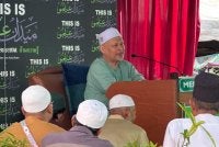 Mohd Amar menyampaikan kuliah di bandar Kota Bharu. Foto SINAR HARIAN/ADILA SHARINNI WAHID