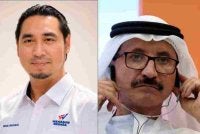 Wan Ahmad Fayhsal (kiri), Sultan Ahmed Bin Sulayem (kanan).