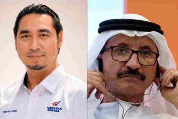 Wan Ahmad Fayhsal (kiri), Sultan Ahmed Bin Sulayem (kanan).