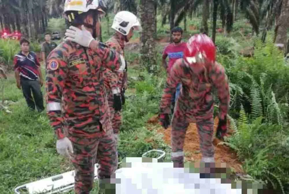 Mangsa, Syafiyah Abdul Rashid, 37, berjaya dikeluarkan sebelum disahkan meninggal dunia di lokasi.