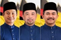 Danni Rais (DUN Klawang), Ridzuan Ahmad (DUN Gemas) dan Datuk Razali Abu Samah (DUN Sikamat).