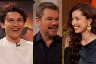Pelakon Amelia Henderson mencuri perhatian ramai apabila berkongsi momen dirinya menemu bual dua bintang Hollywood, Matt Damon dan Tom Holland.