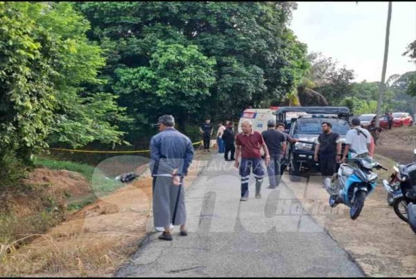 Mangsa yang ditemui selepas dua jam kemalangan dalam keadaan tidak bernyawa.
