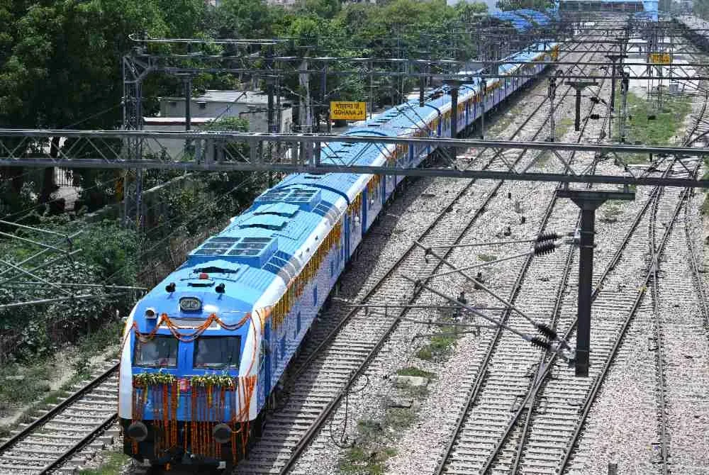India melancarkan kereta api berkuasa hidrogen pertamanya pada Jumaat. Foto: AFP