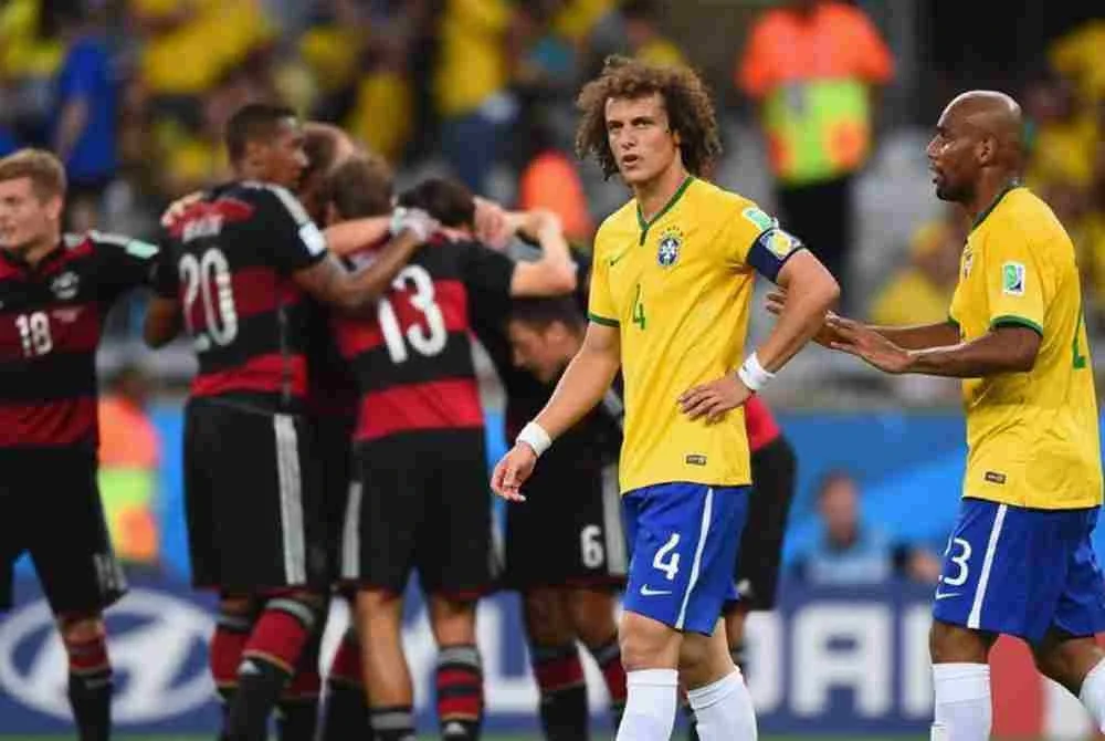 Brazil 1–7 Jerman (Separuh akhir 2014)