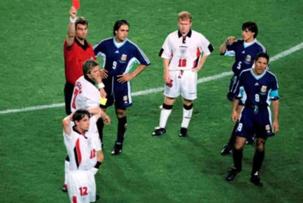 Argentina 2–2 England (Pusingan 16 Terbaik 1998)