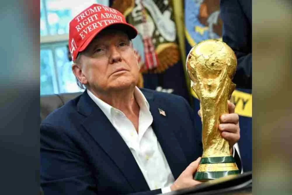 Trump dijangka bersama Presiden Persekutuan Bolasepak Antarabangsa (FIFA), Gianni Infantino menyerahkan trofi kepada juara.