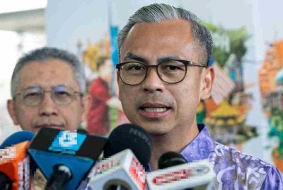 Fahmi pada sidang media sempena Pelancaran Bulan Kebangsaan dan Kibar Jalur Gemilang 2026 (MPBKKJG 2026) di Institut Latihan Kementerian Kesihatan Malaysia Sultan Azlan Shah (ILKKM SAS) Tanjung Rambutan, hari ini. Foto: Bernama 