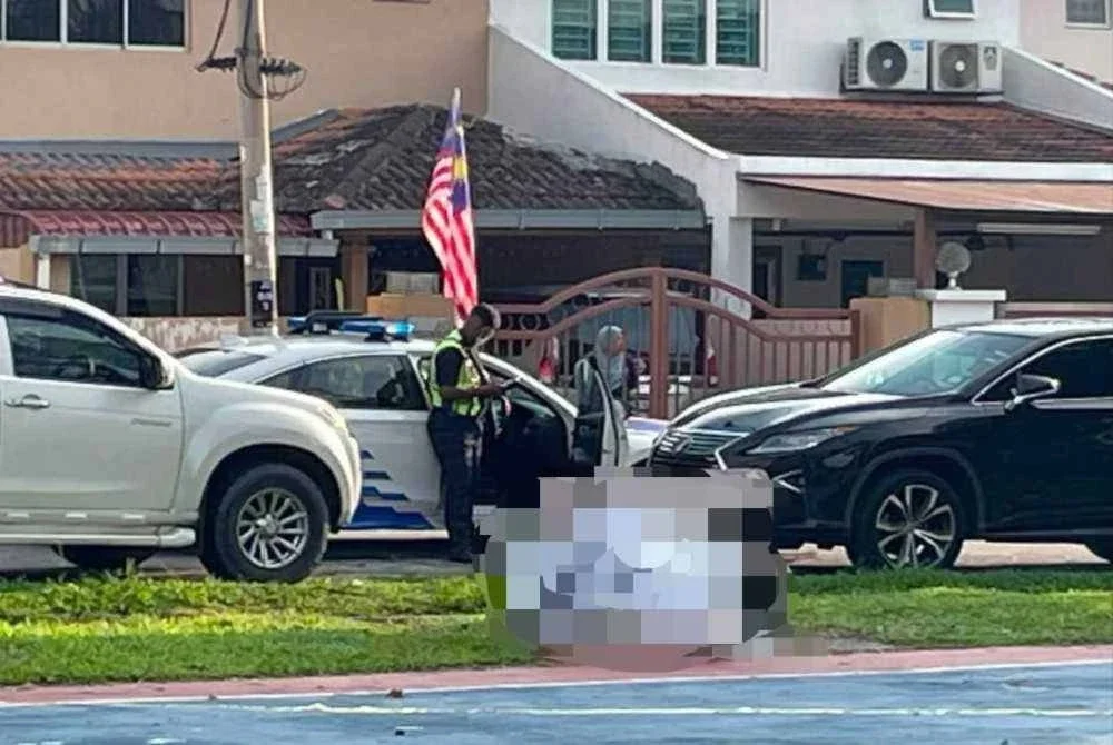 Mayat lelaki berkenaan ditemukan di Bandar Mahkota Cheras, Kajang pada Isnin. - Foto: Tular