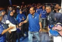 Mohamed Khaled ketika hadir Majlis Pengenalan Calon dan Pelancaran Jentera BN Johol pada Ahad.
