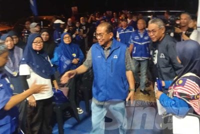 Mohamed Khaled ketika hadir Majlis Pengenalan Calon dan Pelancaran Jentera BN Johol pada Ahad.
