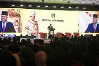 Sultan Nazrin Shah berkenan menyampaikan titah pada Persidangan Pemikiran dan Tamadun Islam (WCIT) ke-8 bertemakan “Setiap insan dihargai: Kemuliaan dan Perpaduan dalam Islam” (Everyone Matters: Pride and Unity in Islam) pada Selasa.