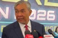 Ahmad Zahid ketika ditemui pemberita selepas menyempurnakan Sambutan Hari Imigresen kali ke-104, pada Selasa.