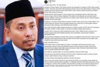 Kenyataan Ahmad Fadhli di Facebook pada Selasa.