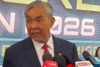 Ahmad Zahid ketika ditemui pemberita selepas menyempurnakan Sambutan Hari Imigresen kali ke-104, pada Selasa.