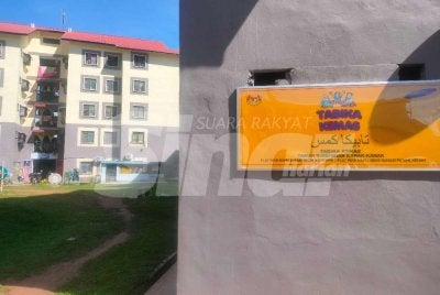 Tindakan perobohan tidak melibatkan Tabika Kemas di PPR berkenaan.