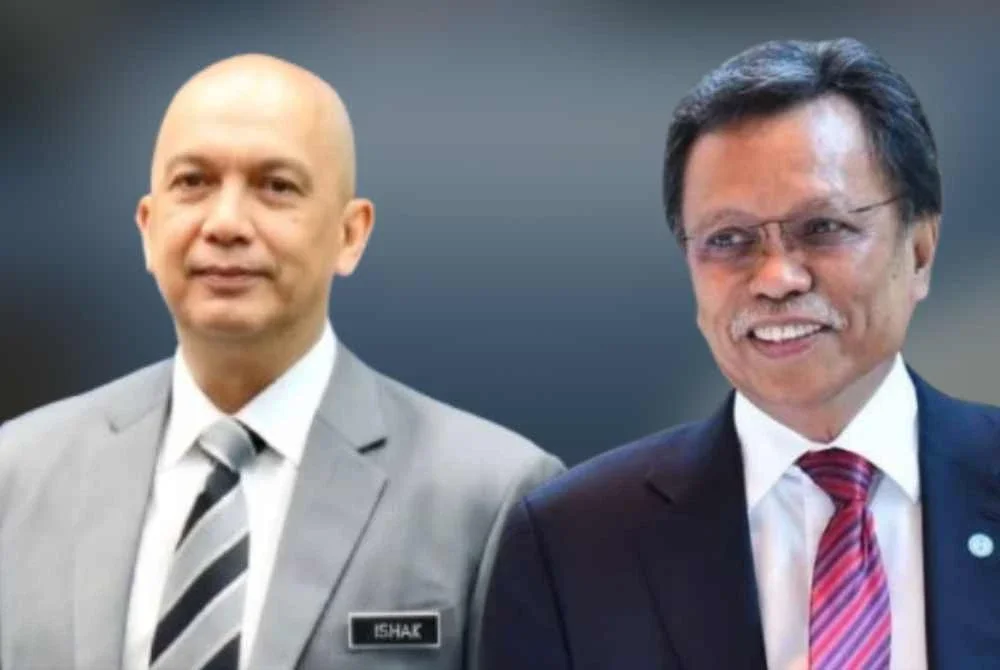 Mohd Ishak (kiri) dan Mohd Shafie