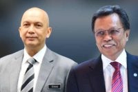Mohd Ishak (kiri) dan Mohd Shafie