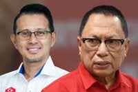 Mohd Fared (kiri) dan Mohd Puad.