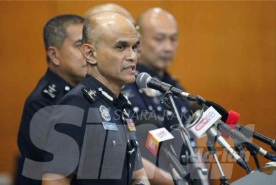 Shazeli ketika sidang akhbar di IPK Selangor pada Rabu. Foto: SINAR HARIAN/ROSLI TALIB