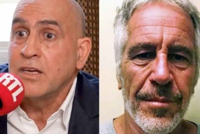 Daniel Siad (kiri) dan Jeffrey Epstein