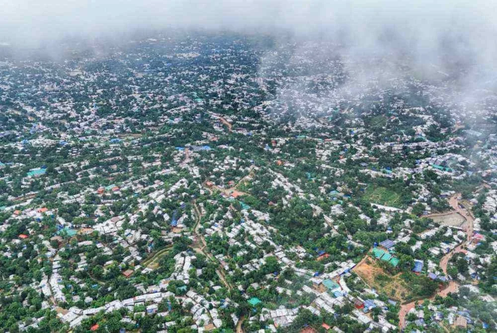 Kem pelarian terbesar di dunia di Cox's Bazar itu digambarkan sebagai 'penjara terbuka'. Foto AFP