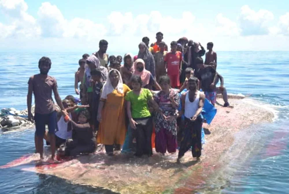 Hampir 900 pelarian Rohingya dilaporkan maut atau hilang di laut sepanjang 2025. Foto Agensi