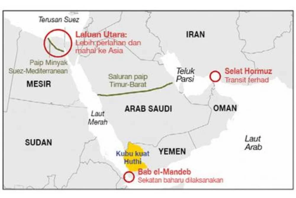 Krisis Selat Hormuz merebak ke Laut Merah Krisis Selat Hormuz merebak ke Laut Merah