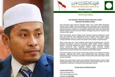 Kenyataan Ahmad Fadhli di Facebook pada Khamis.