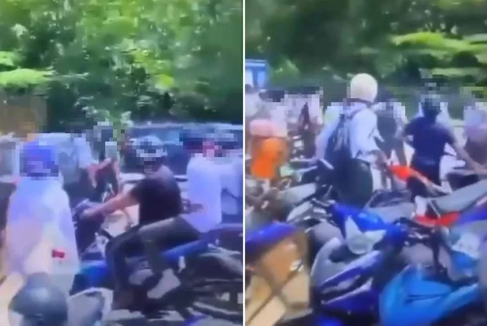 Tular video pergaduhan melibatkan beberapa pelajar sekolah menengah dengan seorang individu dipercayai bapa kepada pelajar di sekolah terbabit.