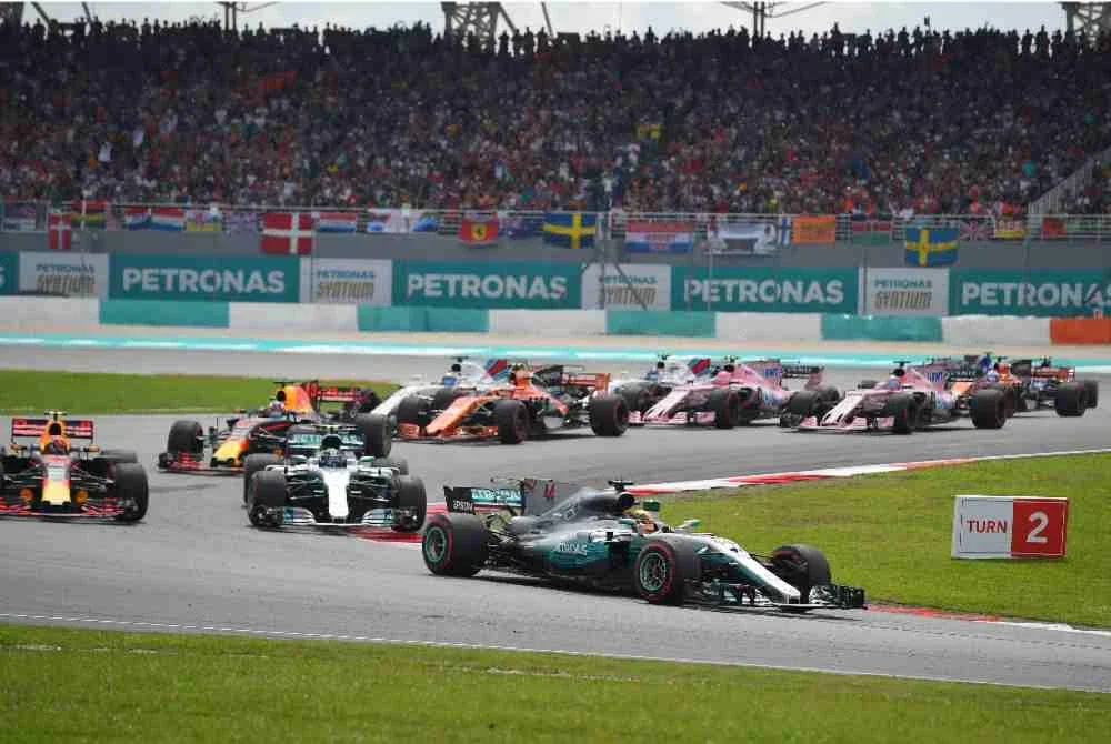 Perlumbaan F1 di Malaysia kali terakhir dianjurkan pada 2017.