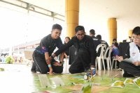 Antaran peserta yang mengambil bahagian dalam pertandingan berasaskan AI, robotik dan kejuruteraan pada Malaysia Techlympics 2026 di Segamat.