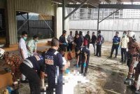 Mangsa disahkan meninggal dunia di lokasi kejadian. Foto JBPM 