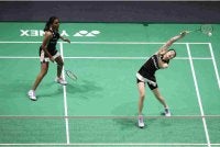 Wakil tunggal negara Pearly Tan-M Thinaah, tersingkir di Gimnasium Pusat Sukan Olimpik Changzhou, pada Jumaat.