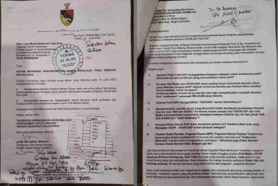 Tular di media sosial sepucuk surat bertarikh 18 Julai 2022 yang didakwa dikeluarkan Pejabat Menteri Besar Negeri Sembilan kepada Pegawai Daerah Seremban berhubung aduan bertajuk Pencerobohan Tanah Kerajaan Yang Semakin Berleluasa.